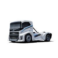 Hobao Hyper EPX 1/10 Semi Truck On-Road Kit Pearl White Body - HB-GPX4E-W